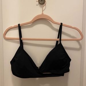 Black Vince Camuto Wrap Top Bikini Set